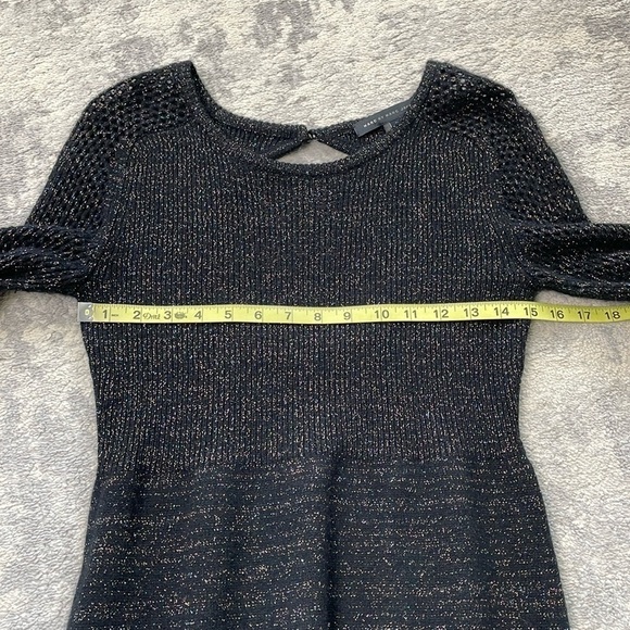 Marc by Marc Jacobs Sparkle Knit Sweater Dress Cut Out Back Wool Angora Sz S - Picture 8 of 14